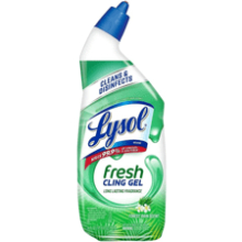 Lysol Toilet Bowl Cleaner Gel, Forest Rain Scent