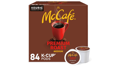 McCafe Premium Roast K-Cup Pods, 84 Count