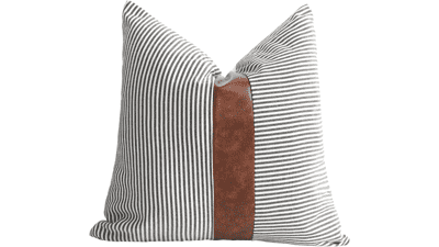 Merrycolor Farmhouse Decorative Throw Pillow Covers