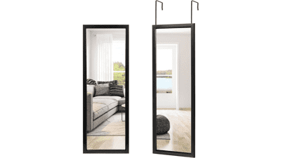 NeuType Full Length Mirror, 43"x16", Black