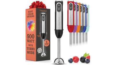 Powerful 500W Electric Hand Blender