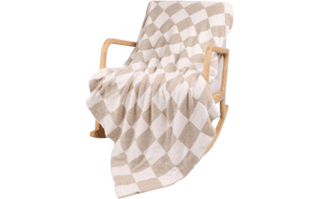 QQP Checkered Throw Blanket