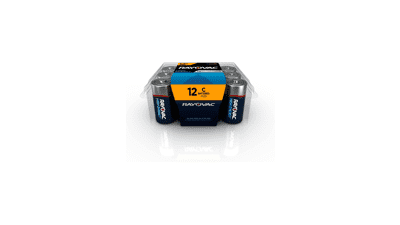 Rayovac C Batteries, 12 Count