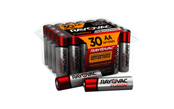 Rayovac Fusion AA Batteries (30 Battery Count)