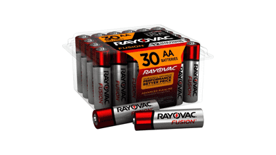 Rayovac Fusion AA Batteries (30 Battery Count)