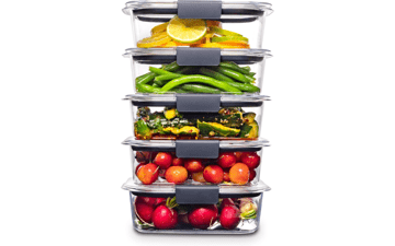 Rubbermaid Brilliance BPA Free Food Storage Containers