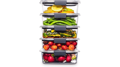 Rubbermaid Brilliance BPA Free Food Storage Containers