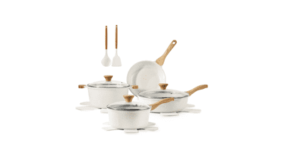 SENSARTE Nonstick Ceramic Cookware Set