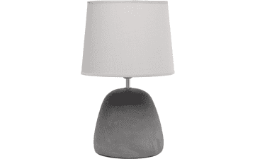 Simple Designs Round Concrete Table Lamp