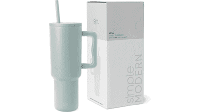 Simple Modern 40 oz Tumbler with Handle and Straw Lid