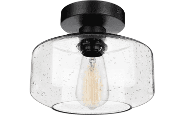 SunRider Industrial Semi-Flush Mount Ceiling Light