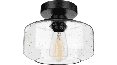 SunRider Industrial Semi-Flush Mount Ceiling Light