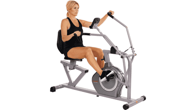 Sunny Health & Fitness Compact Recumbent Bike