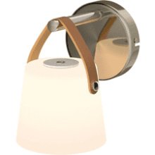TACAHE Battery Operated Wall Sconce with Glass Shade