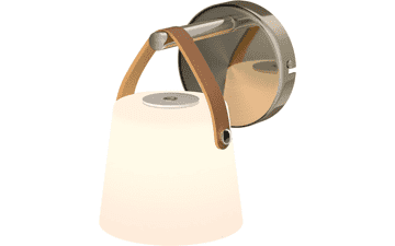 TACAHE Battery Operated Wall Sconce with Glass Shade