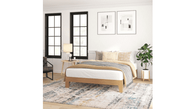 Taylor & Logan Amalia Solid Wooden Platform Bed