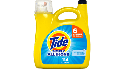 Tide Simply Liquid Laundry Detergent, Refreshing Breeze