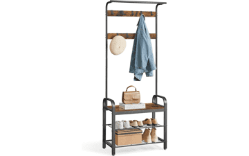 VASAGLE 4-in-1 Entryway Coat Rack