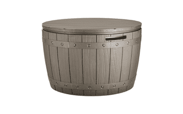 YITAHOME 33 Gallon Round Deck Box