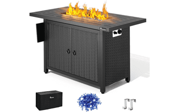 YITAHOME 43 Inch Propane Fire Pit Table