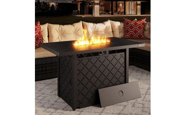 YITAHOME 43 Inch Propane Fire Pit Table