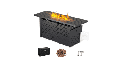 YITAHOME 57 Inch Propane Fire Pit Table