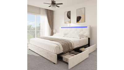 YITAHOME Bed Frame Queen Size