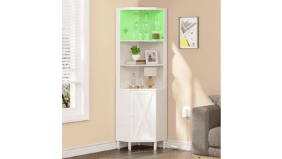 YITAHOME Corner Bar Cabinet