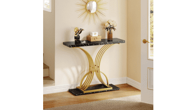 YITAHOME Gold Console Table