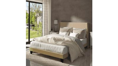 YITAHOME King Size Upholstered Bed Frame