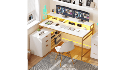 YITAHOME L Shaped Desk