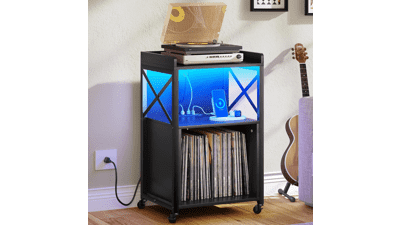 YITAHOME Record Player Stand