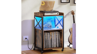 YITAHOME Record Player Stand