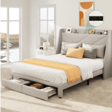 YITAHOME Storage Bed Frame