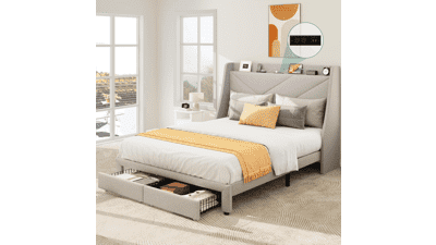 YITAHOME Storage Bed Frame