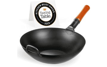 YOSUKATA Carbon Steel Wok Pan