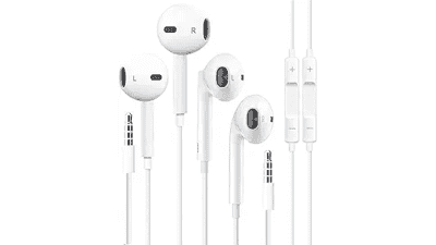 2 Pack Apple Wire Earbuds Headphones