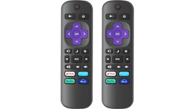 2 Pack Replacement TV Remote Controls for Roku TV