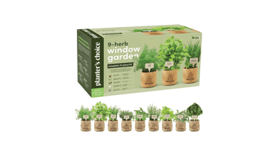 9 Herb Indoor Window Garden Kit