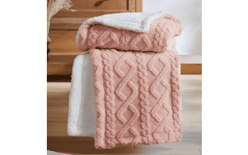 Bedsure Sherpa Throw Blanket