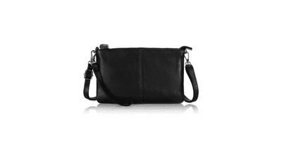 Befen Genuine Leather Wristlet Clutch Wallet