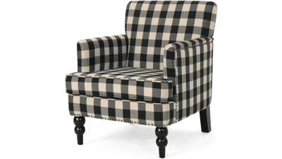 Christopher Knight Home Evete Tufted Fabric Club Chair