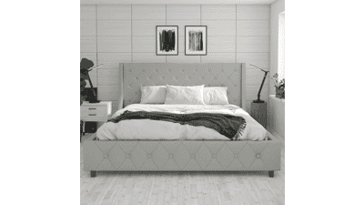 CosmoLiving by Cosmopolitan Mercer Upholstered King Bed