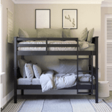 DHP Dylan Twin Over Twin Wood Bunk Bed