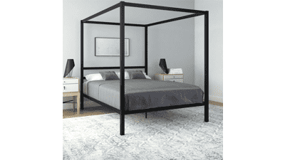 DHP Modern Metal Canopy Platform Bed