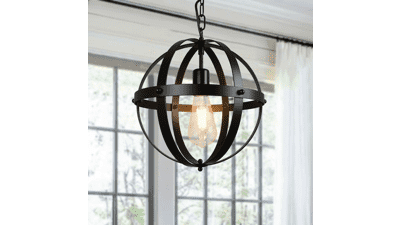 DLLT Vintage Globe Pendant Light