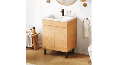 DWVO 24 Inch Bathroom Vanity Sink Combo