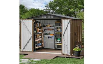 DWVO 8x6 FT Outdoor Storage Shed