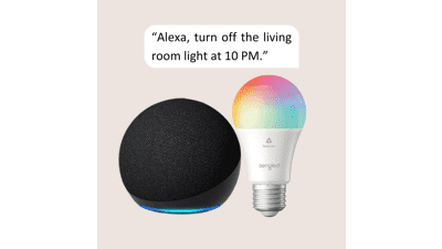 Echo Dot (5th Gen) with Sengled Smart Color Bulb