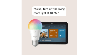 Echo Show 8 (3rd Gen) with Sengled Smart Color Bulb